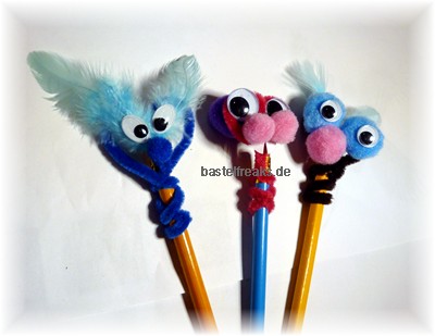 Bleistiftmonster, Pencil Toppers